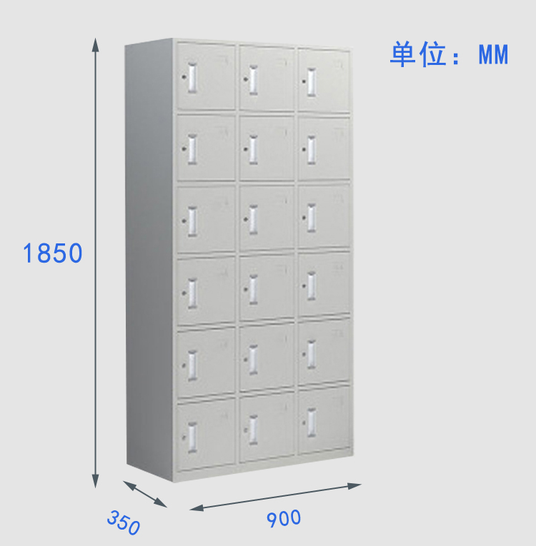 尺寸图十八门柜